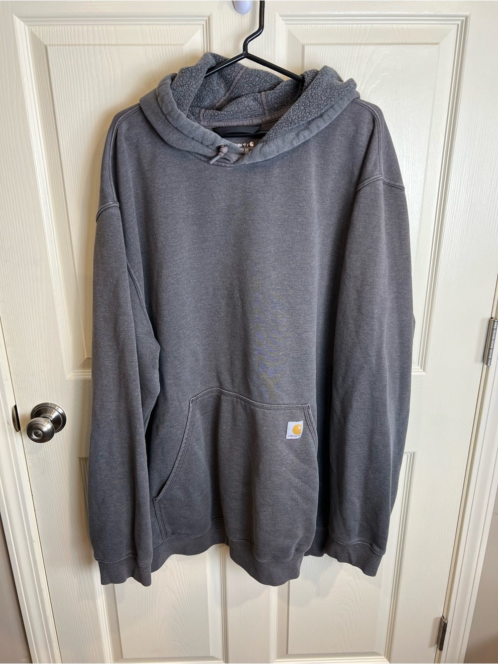Carhartt Men’s loose fit Hooded Sweatshirt - Gray 3XLT